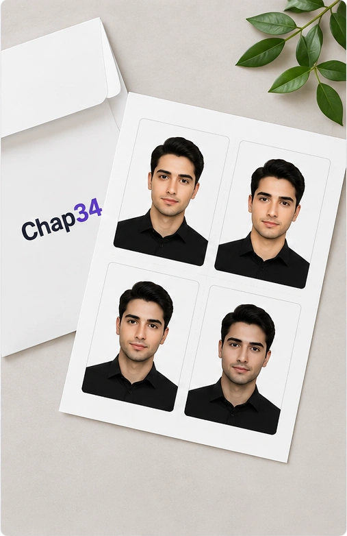 نمونهٔ عکسهای پرسنلی چاپشده در پاکت Chap34
